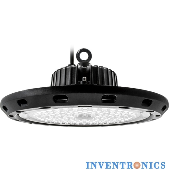 Campana MEGAVISION IP65 1x250W LED 25000lm 6400K 90° Al.22xD.39cm Negro