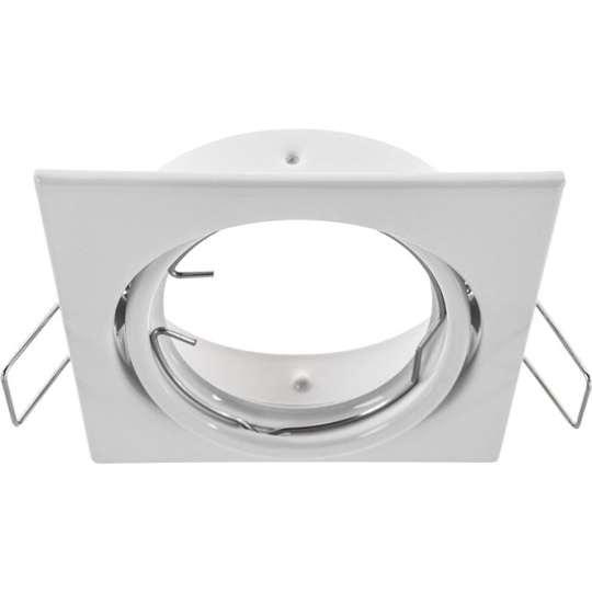 Aro de encastrar INTAKE quadrado rotativo C.8xL.8xAlt.2,1cm branco