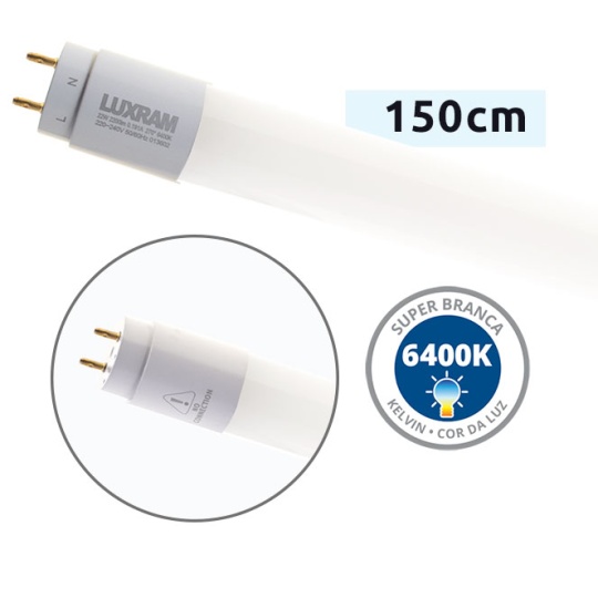 Lâmpada G13 T8 Tubular VALUE LED 150cm 22W 6400K 2300lm