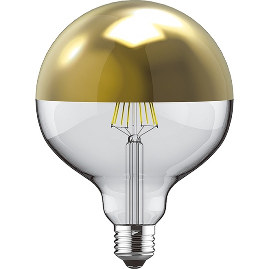 Light Bulb E27 (thick) Globe CLASSIC TOPLED Dimmable D125 8W 2700K 700lm Gold