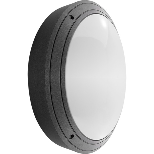 Plafond GEO 380 IP65 1xE27 W.13xD.38cm Anthracite
