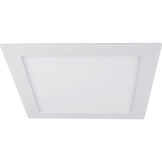 Downlight EURO square 1x20W LED 1282lm 6400K L.22,5xW.22,5xH.0,2cm White