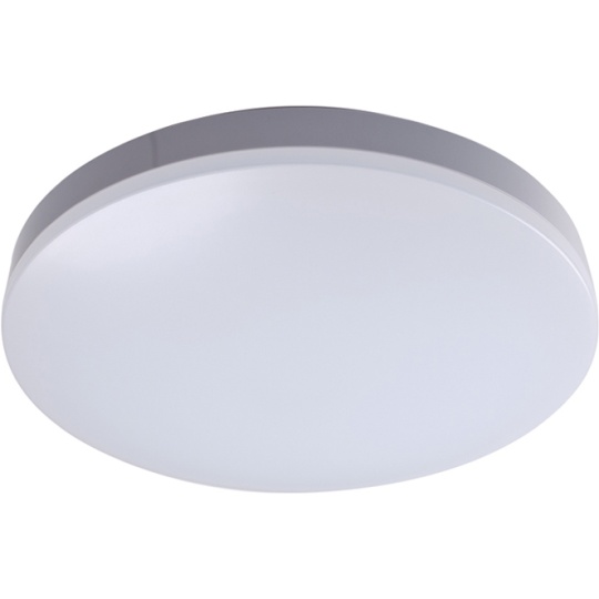 Plafond ARAGONITA 1x12W LED 1100lm 6400K Alt.5,5xD.24cm branco