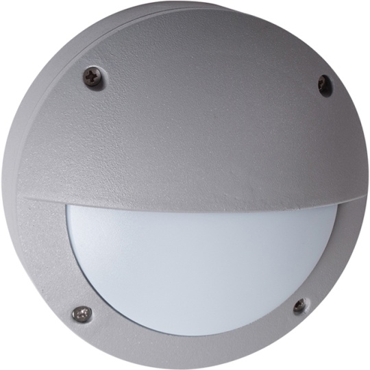 Aplique ARAGUAIA IP54 1x6W LED 145lm 4000K Alt.6xD.15cm cinzento