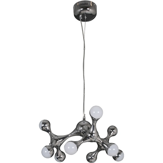 Candeeiro de tecto CALYPSO 9x2,5W LED 4000K Alt.Reg.xD.45cm cromado