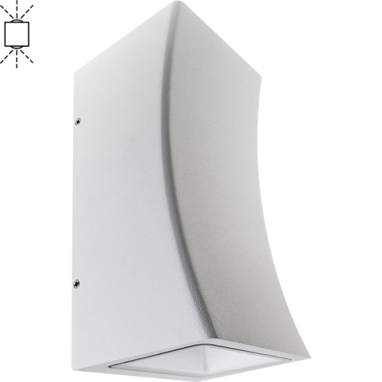 Aplique PARIN IP54 2x6W LED 750lm 4000K C.9,7xL.9xAlt.20cm alumínio branco
