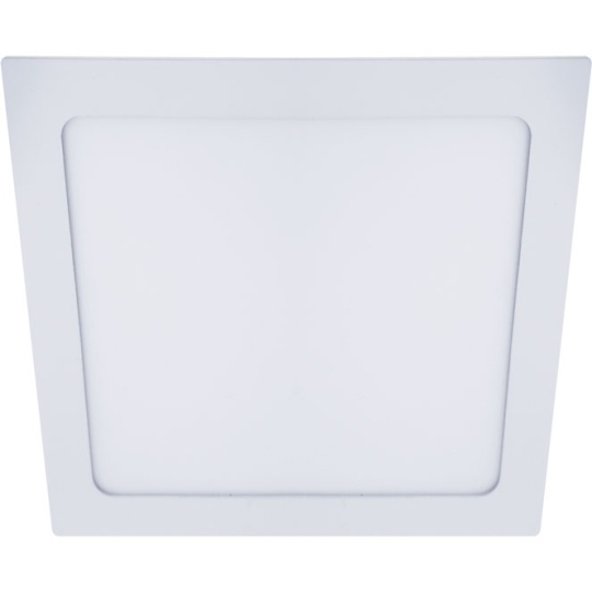 Downlight FRANCO square 1x18W LED 1260lm 3000K 120° L.22,5xW.22,5xH.0,2cm White