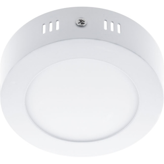 Plafond ESCUDO round 1x6W LED 336lm 6000K 120° H.3,5xD.12cm White