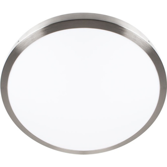 Plafond ESCUDO redondo 1x48W LED 3600lm 4000K 120° Alt.4xD.60cm níquel