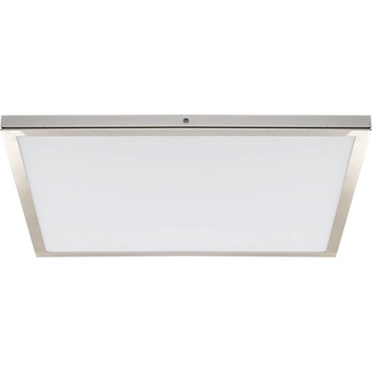 Surface Mounted Panel TOLSTOI 30x30 1x24W LED 1920lm 3000K 120° L.30xW.30xH.2,3cm Satin Nickel