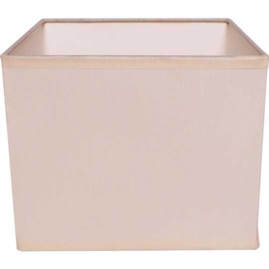 Lampshade ESPANHOL square with fitting E14 L.16xW.16xH.13cm Beije