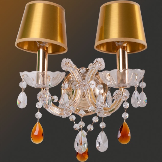 Aplique M.TERESA 2xE14 oro