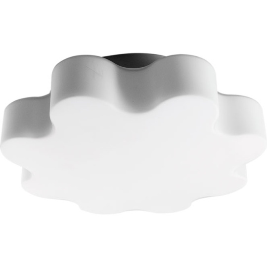 Plafond TRABIJU grande 1xG9 Alt.8xD.26cm branco