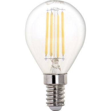Lâmpada E14 (fino) Esférica CLASSIC LED 6.5W 4000K 806lm transparente
