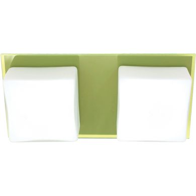Aplique REBECA 2xG9 C.29xL.14xAlt.8cm verde