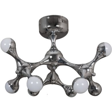 Plafond CALYPSO 9x2,5W LED 4000K Alt.35xD.50cm cromado