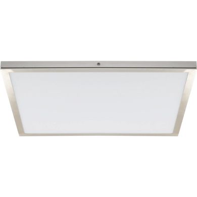 Surface Mounted Panel TOLSTOI 40x40 1x36W LED 2880lm 6400K 120° L.40xW.40xH.2,3cm Satin Nickel