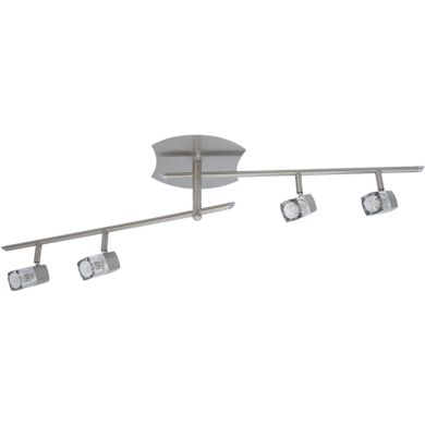 Plafond AFONSO 4xG9 C.92xL.20xAlt.22cm níquel