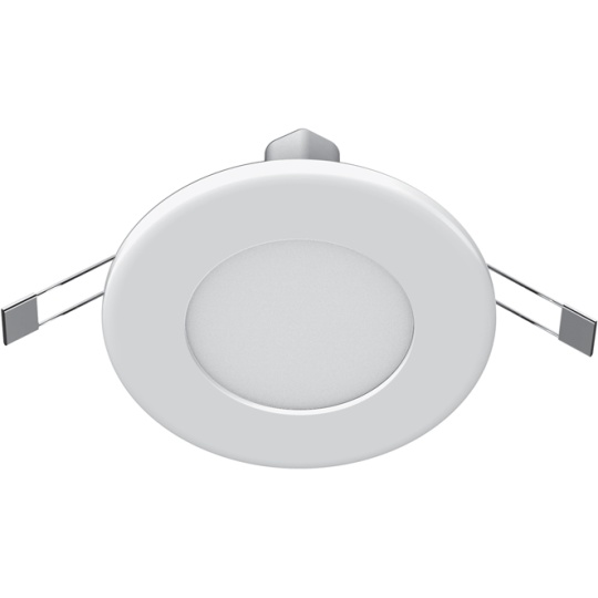 Foco de encastrar INTEGO SLIM redondo 1x8W LED 200lm 4000K 120° Alt.0,5xD.10cm branco