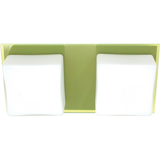 Aplique REBECA 2xG9 C.29xL.14xAlt.8cm verde