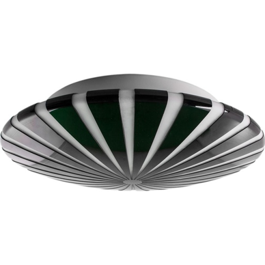 Plafond TOROPI grande 2xE14 Alt.8xD.33cm preto/branco
